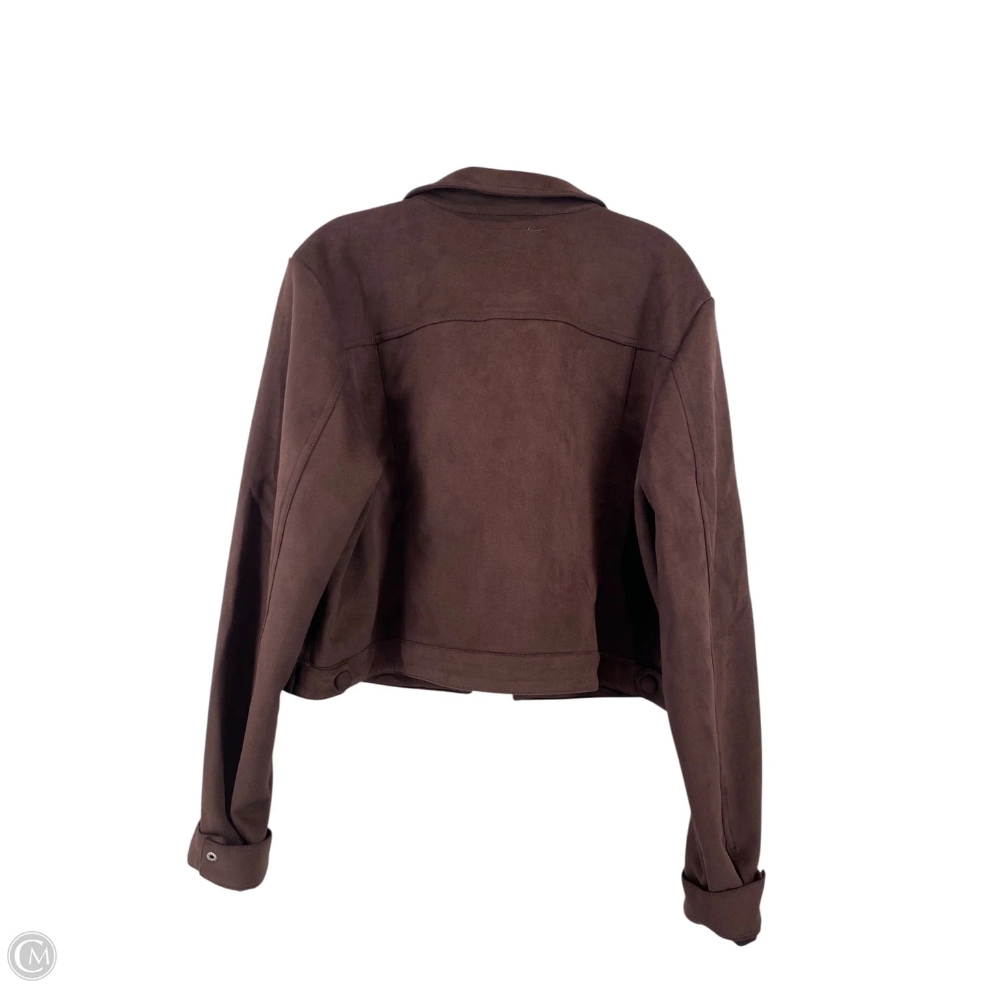 Jacket Moto By Draper James In Purple, Size: Xxl