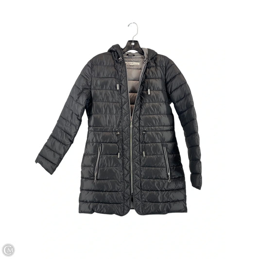Coat Puffer & Quilted By Kenneth Cole In Black, Size: M