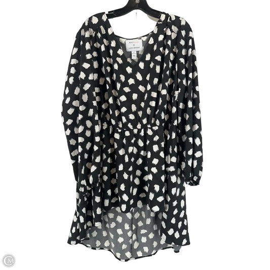Top Long Sleeve By Lane Bryant In Polkadot Pattern, Size: 20