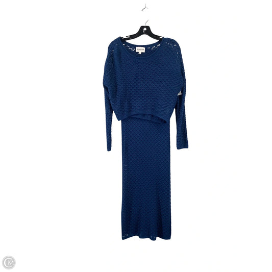 Skirt Set 2pc By Olive And Oak In Blue, Size: S