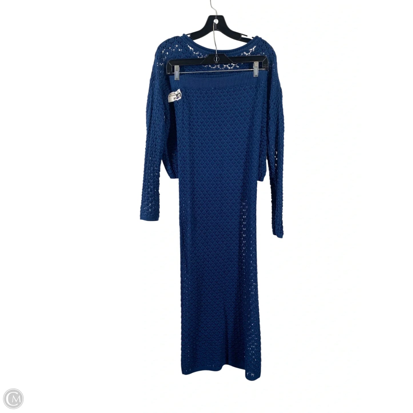 Skirt Set 2pc By Olive And Oak In Blue, Size: S