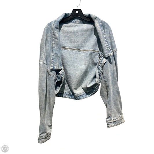 Jacket Denim By Shein In Blue Denim, Size: Xl