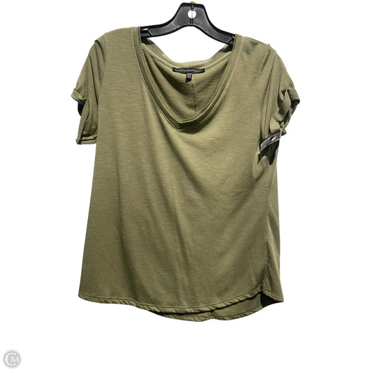 Top Short Sleeve Basic By White House Black Market In Green, Size: S