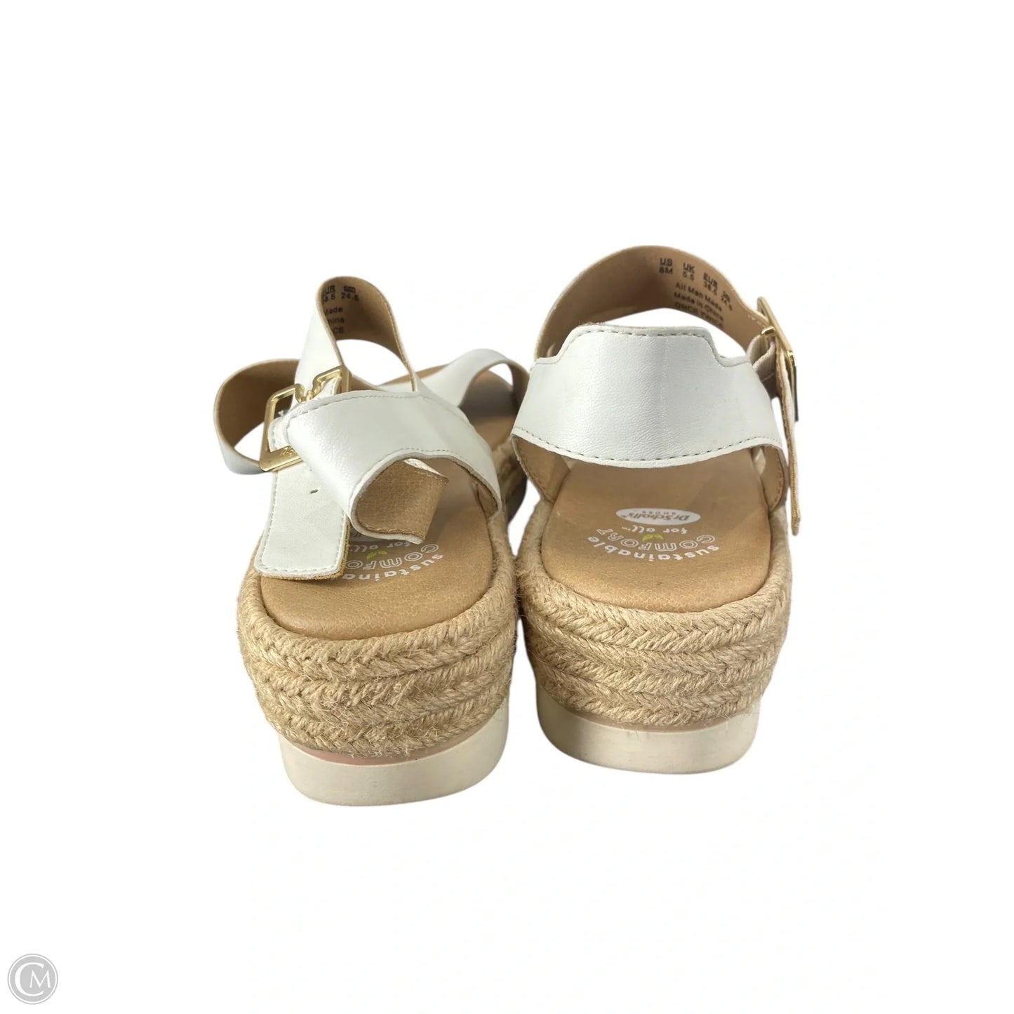 Sandals Heels Platform By Dr Scholls In White, Size: 8