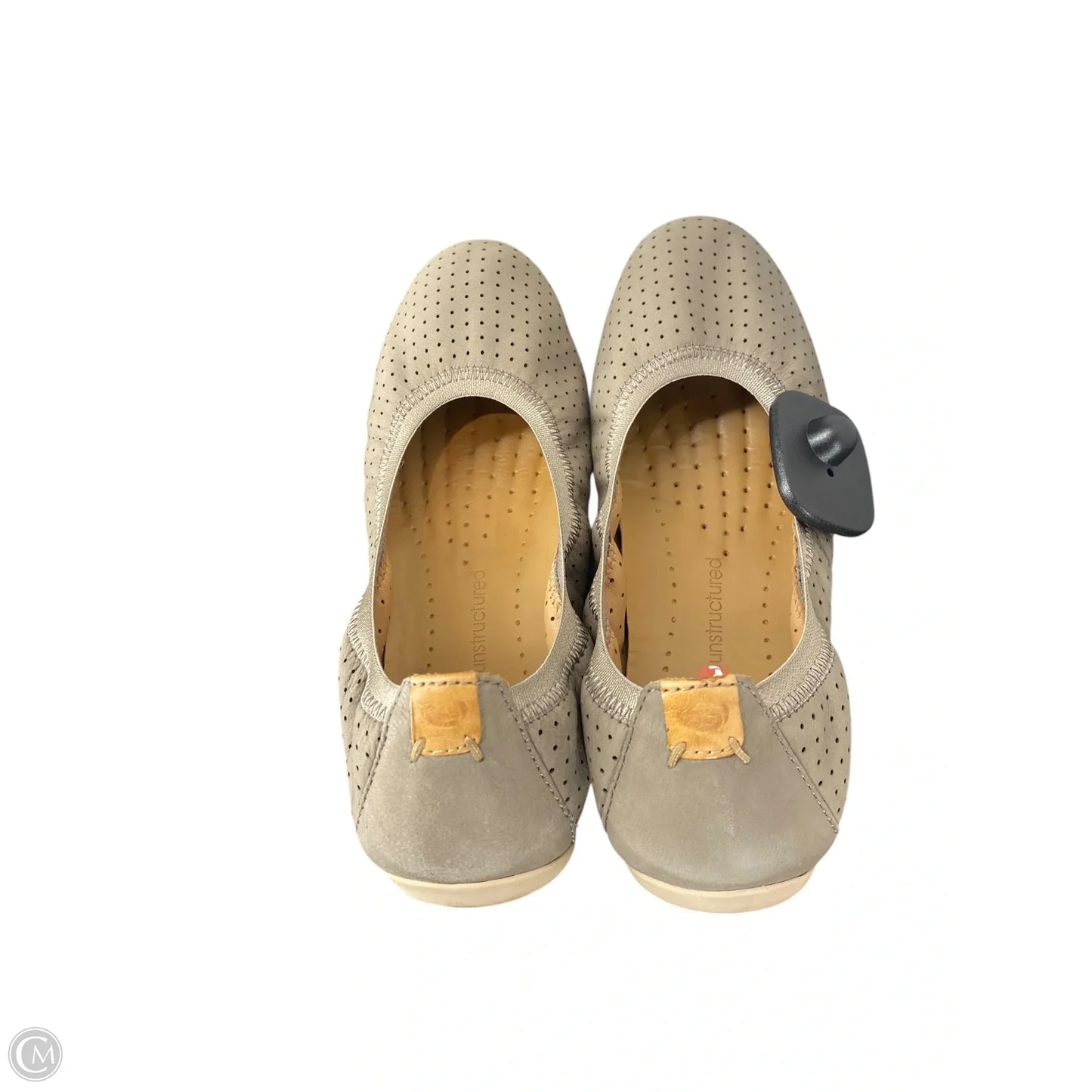 Shoes Flats By Clarks In Taupe, Size: 5.5