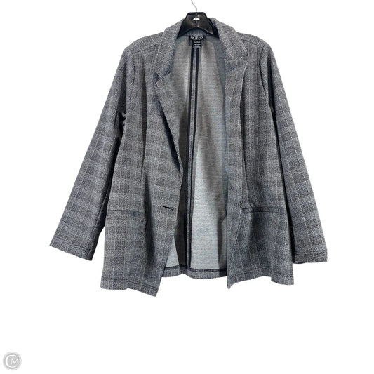 Blazer By Soho Apparel In Plaid Pattern, Size: 1x