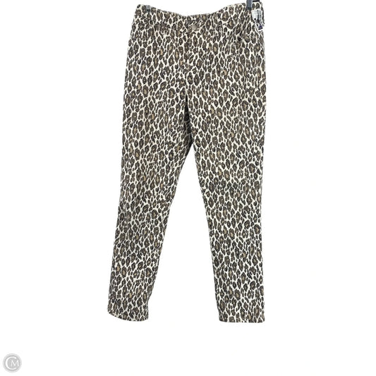 Pants Cropped By Chicos In Animal Print, Size: 4