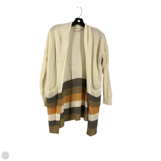 Cardigan By Pink Lily In Cream, Size: S
