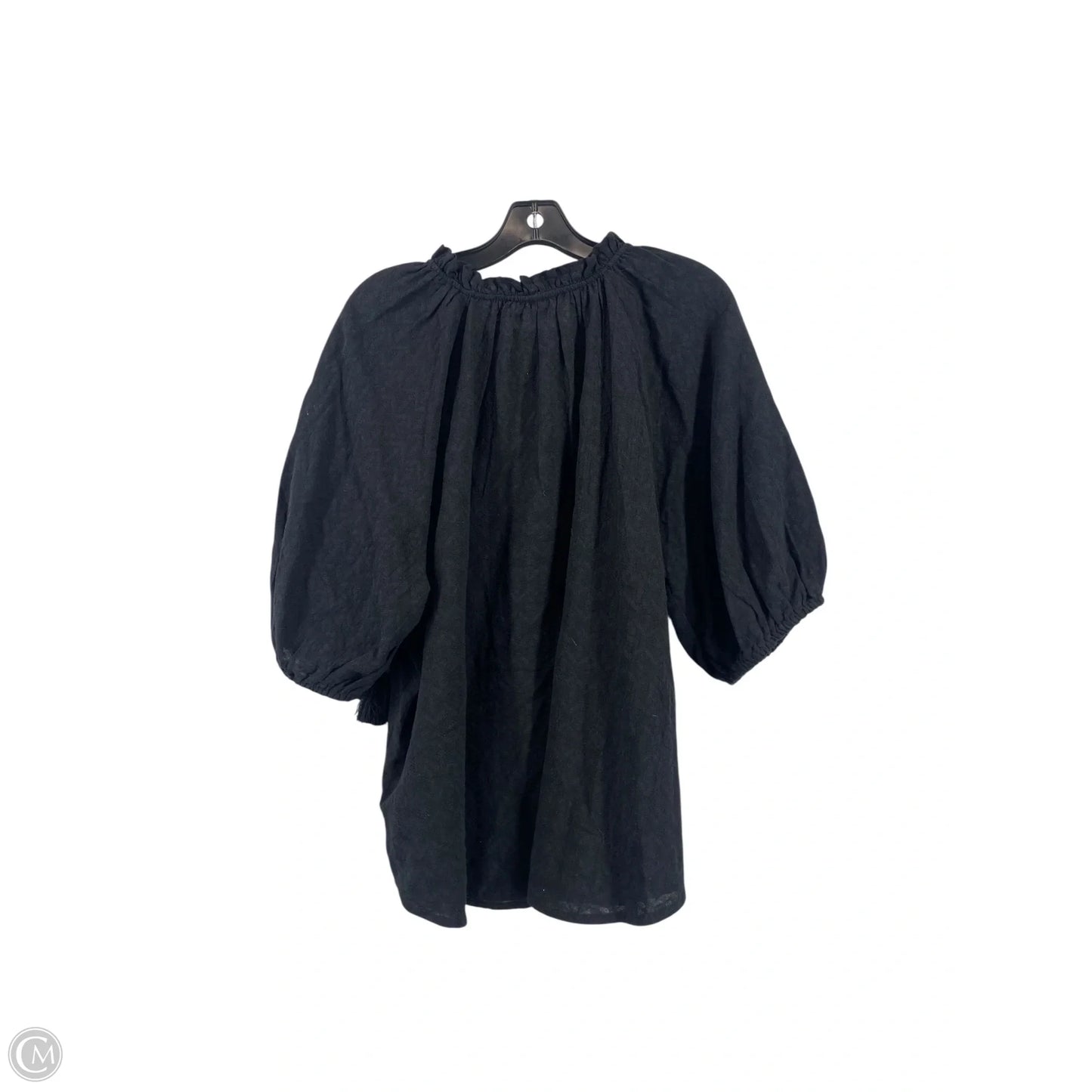 Top Short Sleeve By Knox Rose In Black, Size: Xxl