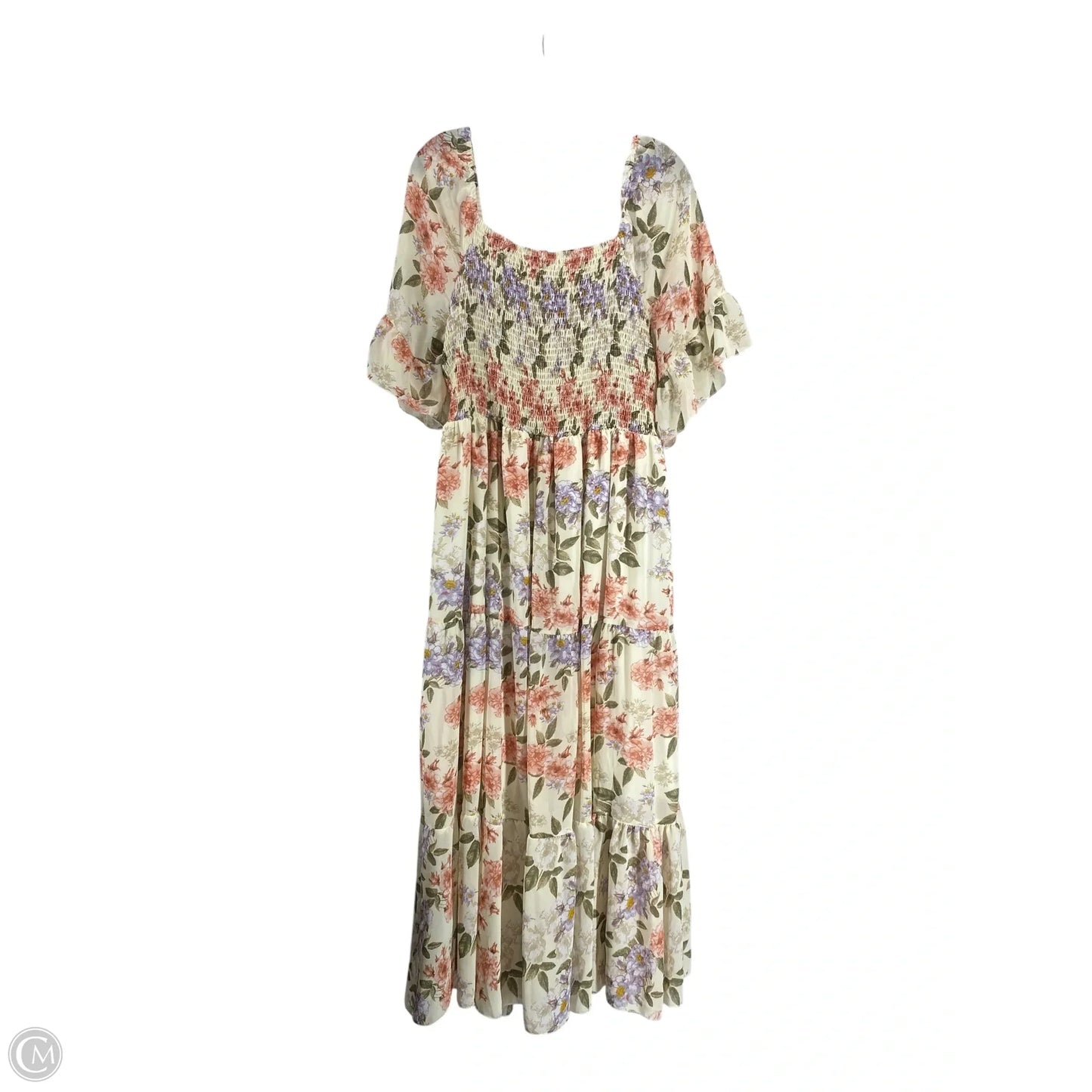 Dress Casual Maxi By Shein In Floral Print, Size: 4x