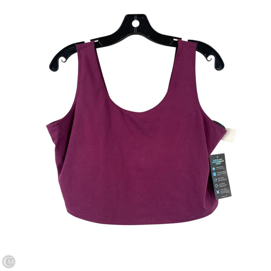 Athletic Bra By Torrid In Purple, Size: 2x
