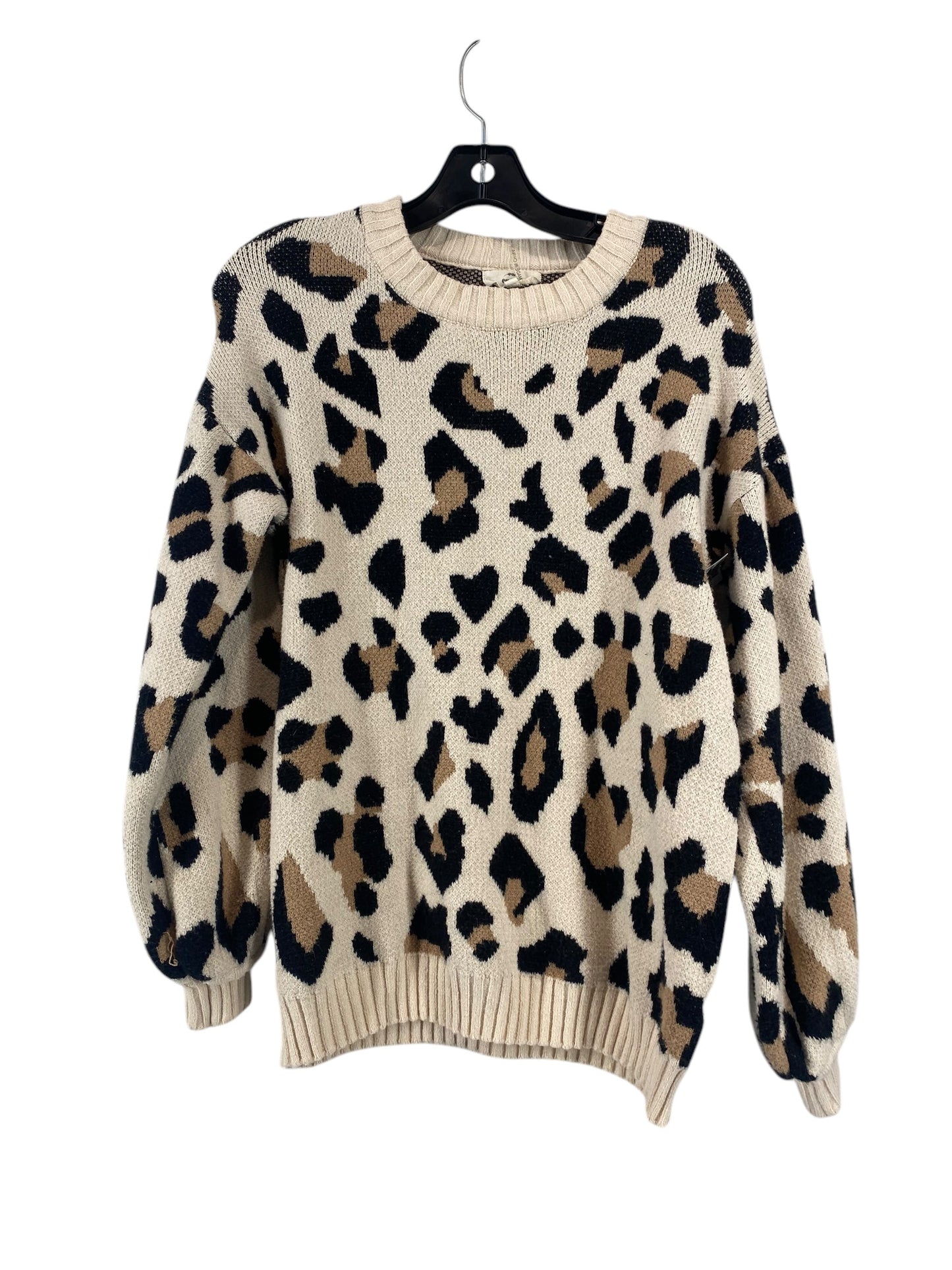 Sweater By Entro In Animal Print, Size: S