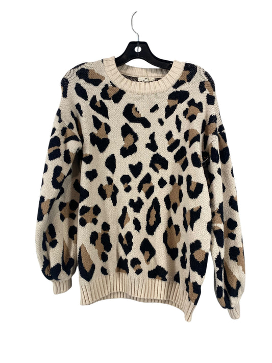 Sweater By Entro In Animal Print, Size: S