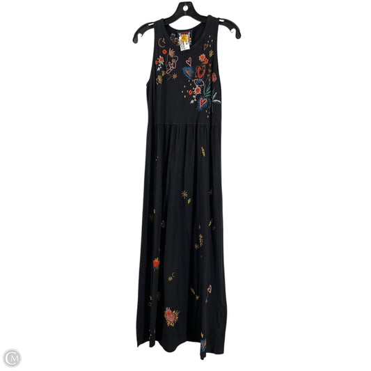Dress Casual Maxi By Johnny Was In Black, Size: Xs