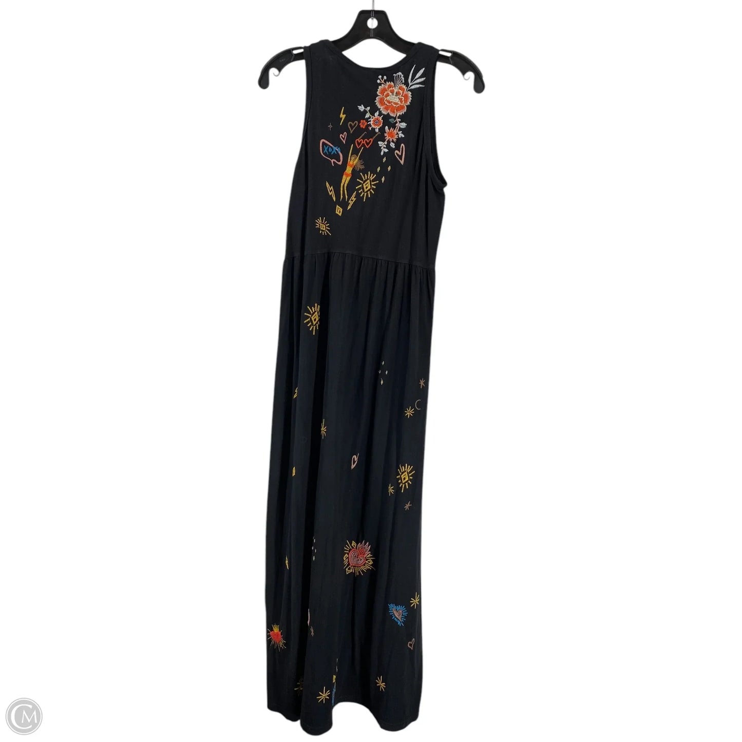 Dress Casual Maxi By Johnny Was In Black, Size: Xs