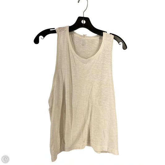 Athletic Tank Top By Zella In White, Size: S