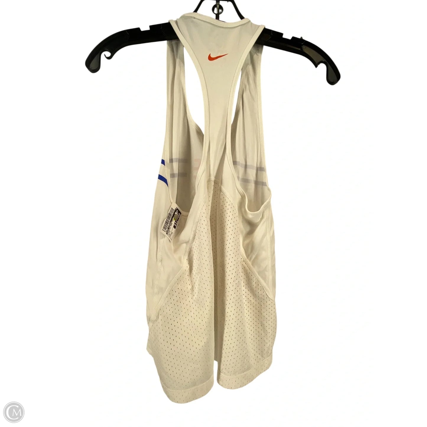 Athletic Tank Top By Nike Apparel In White, Size: Xs