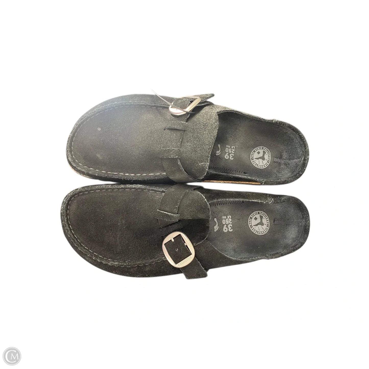 Sandals Flats By Birkenstock In Black, Size: 6.5