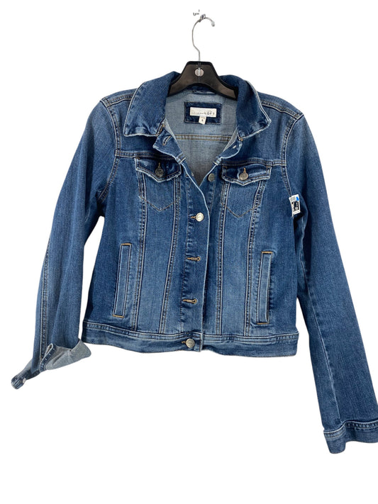 Jacket Denim By Loft In Blue Denim, Size: S