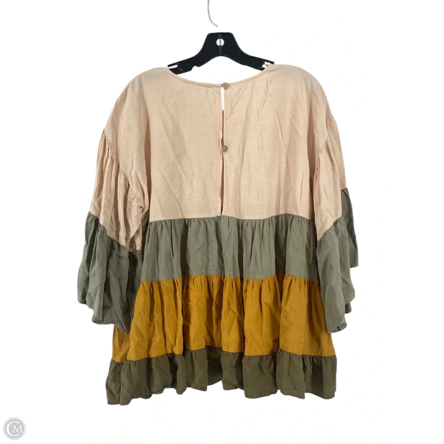 Top Short Sleeve By Easel In Multi-colored, Size: S