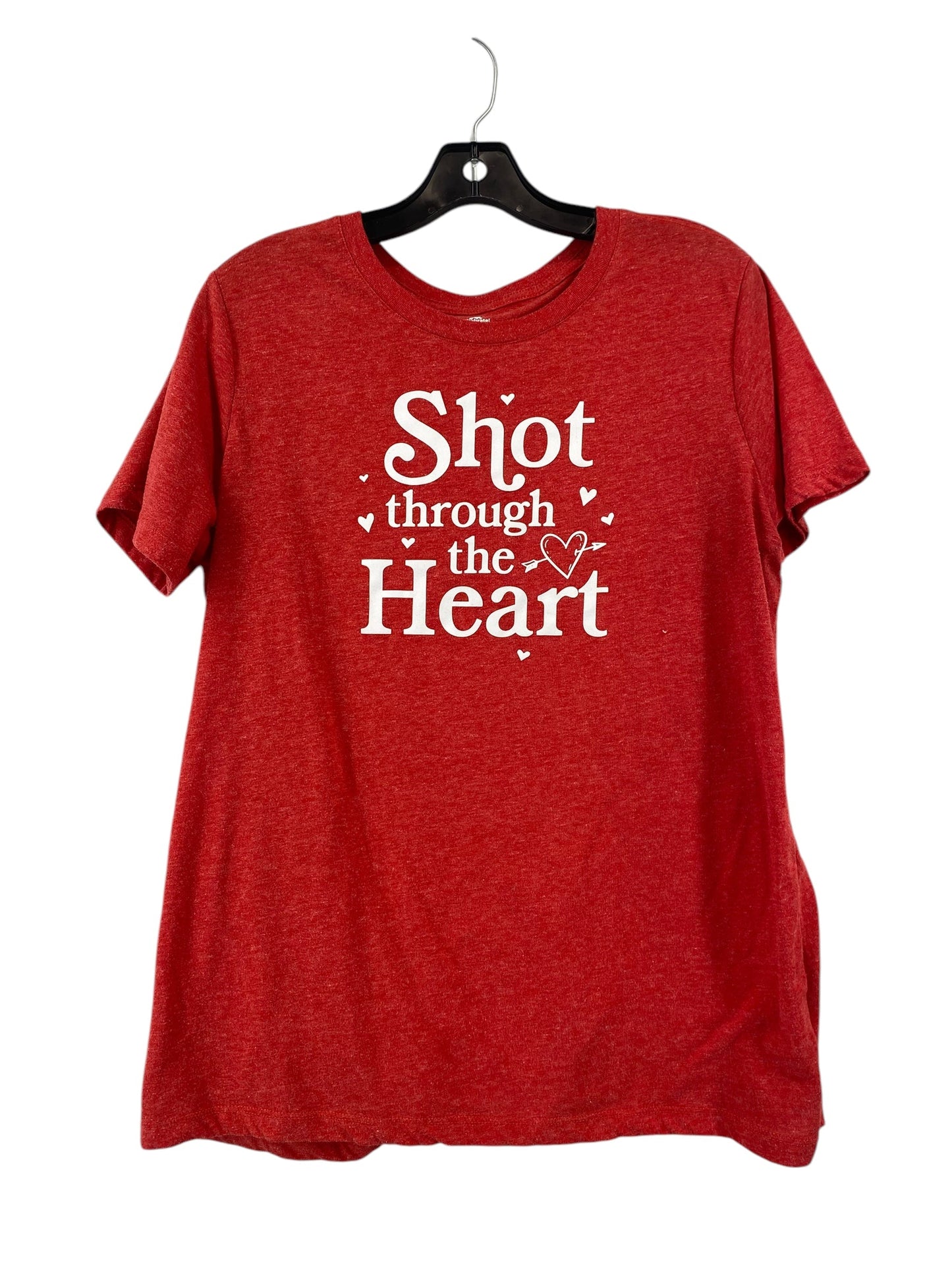 Top Short Sleeve By Clothes Mentor In Red, Size: Xl