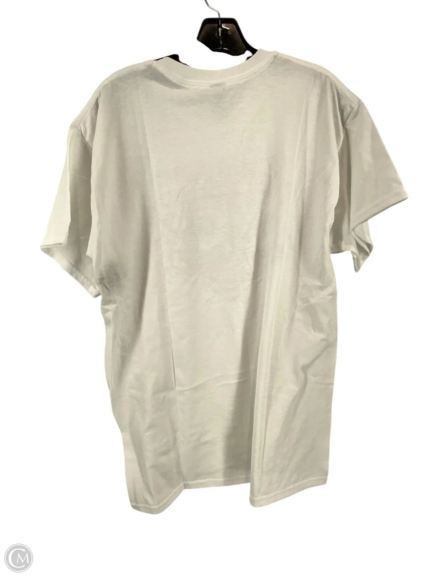 Top Short Sleeve By Gildan In White, Size: L