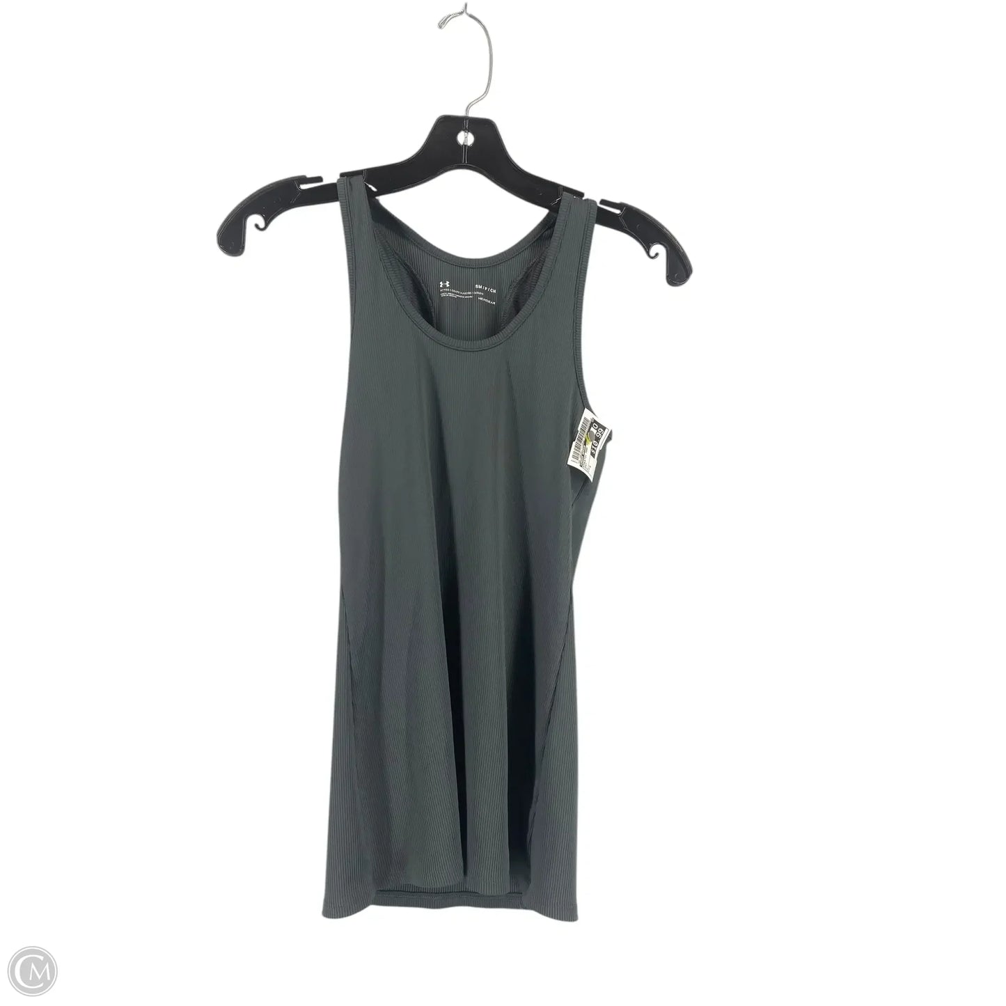 Athletic Tank Top By Under Armour In Grey, Size: S