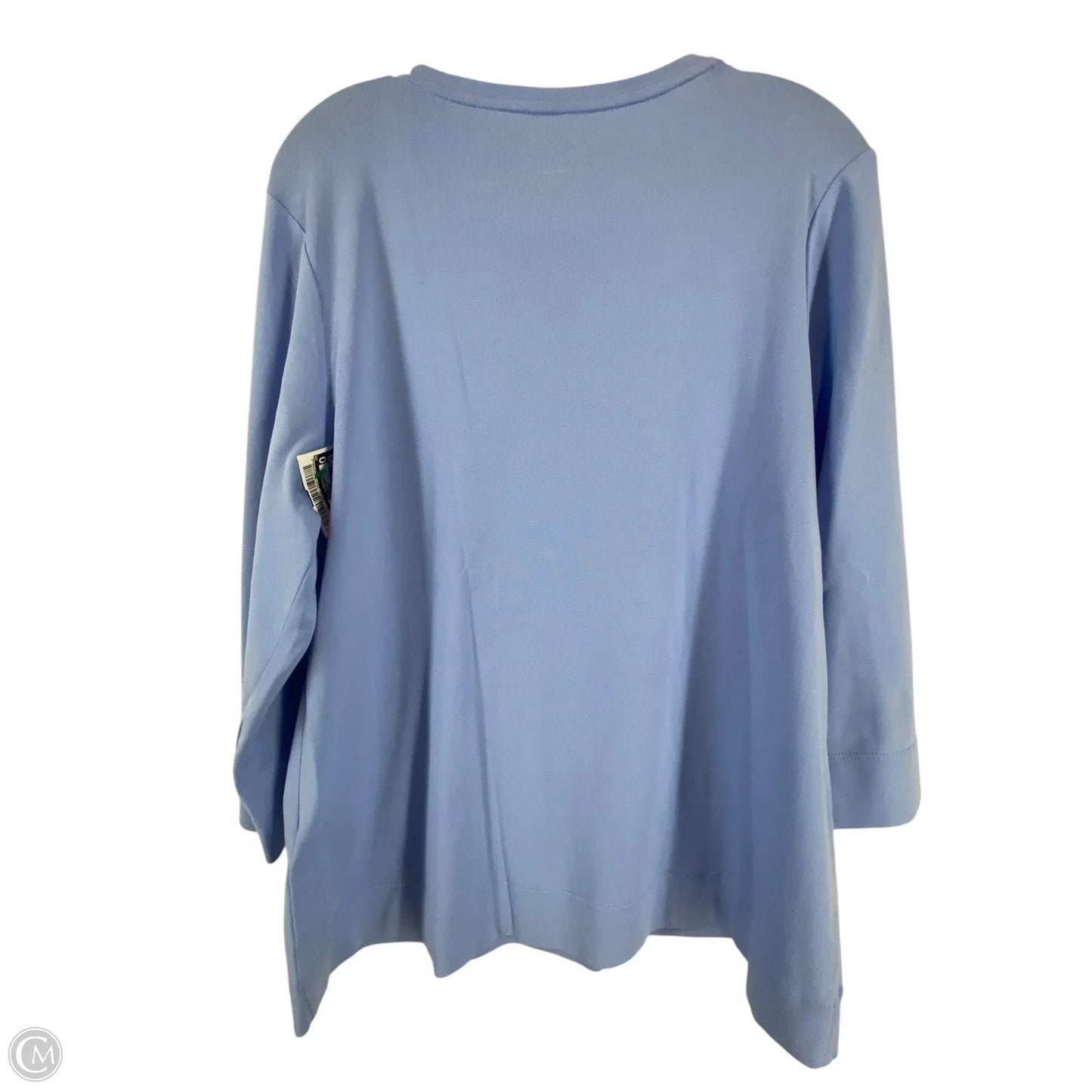 Top Long Sleeve By Chicos In Blue, Size: 2