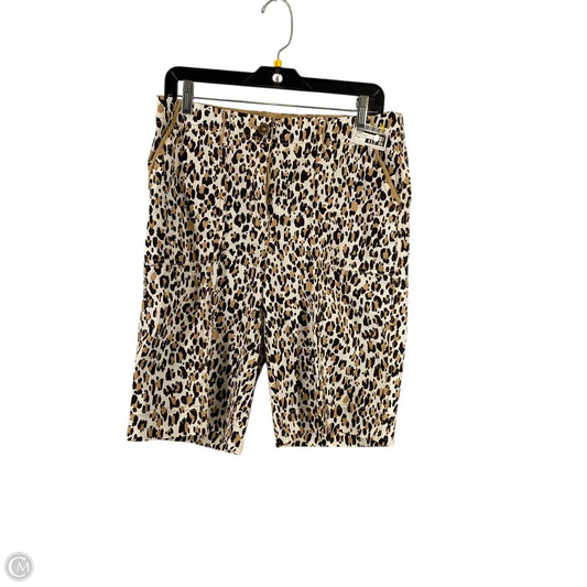 Shorts By Chicos In Animal Print, Size: 0