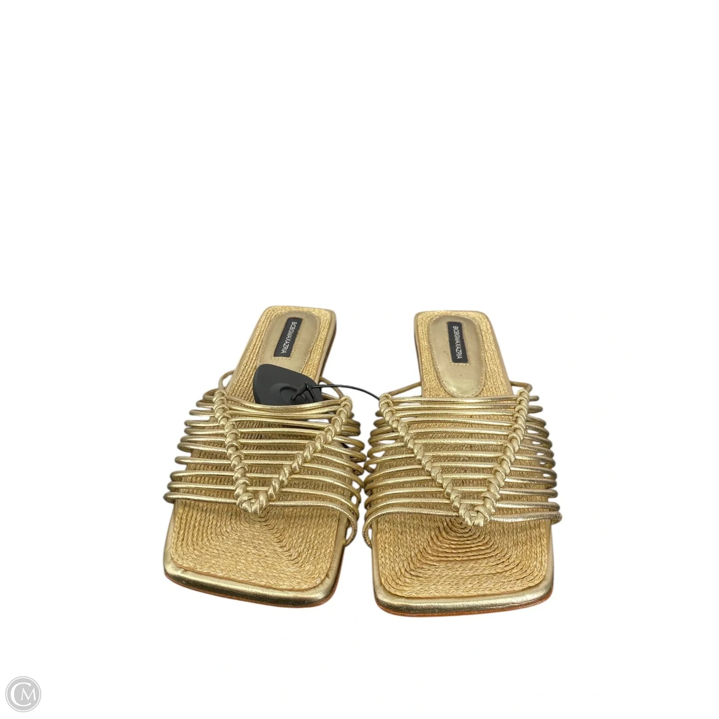 Sandals Flats By Bcbgmaxazria In Gold, Size: 7