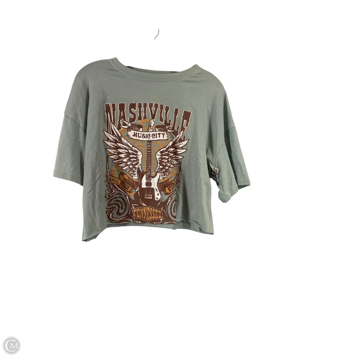 Top Short Sleeve By Clothes Mentor In Teal, Size: S