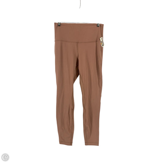 Athletic Leggings By Lululemon In Mauve, Size: 8