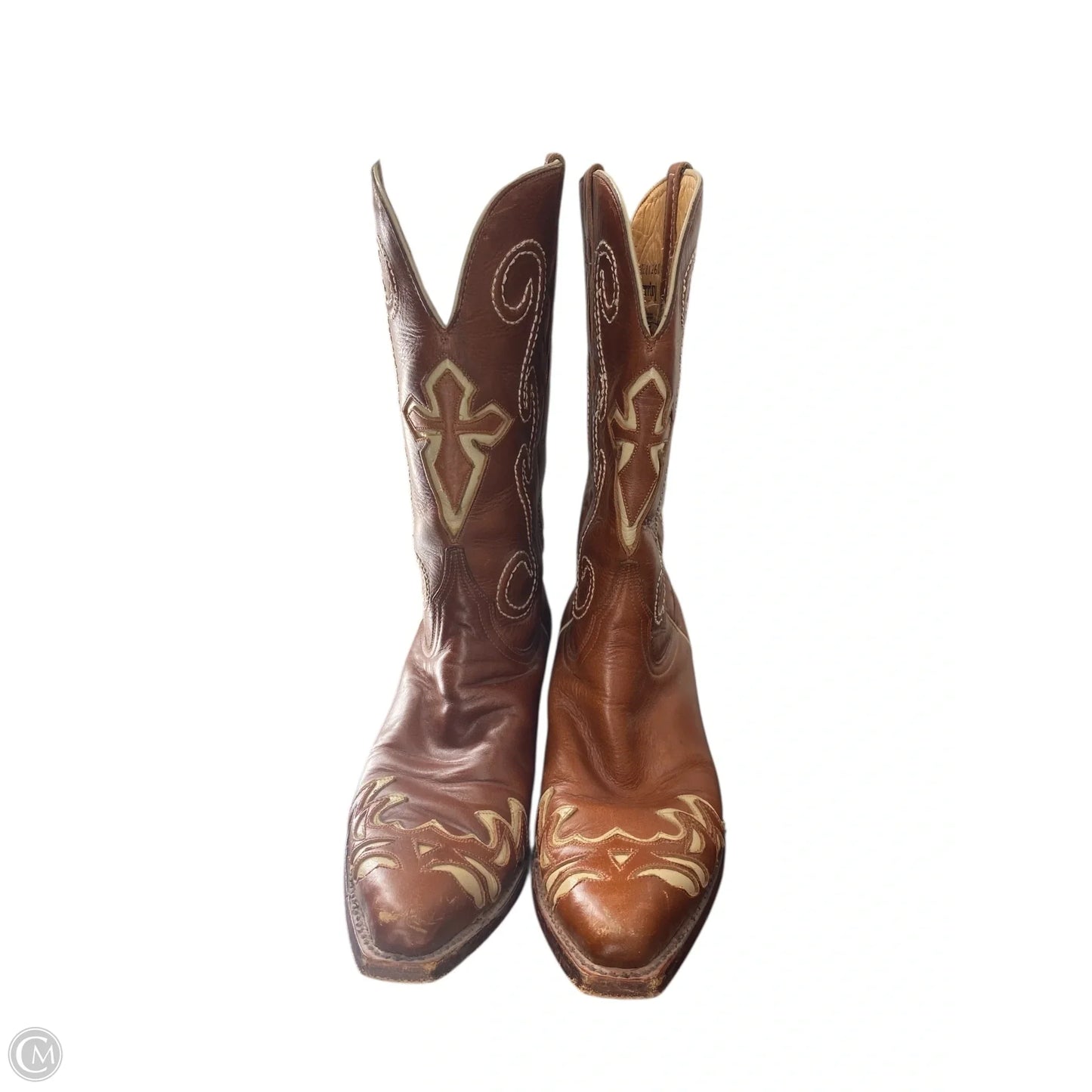 Boots Western By Cmc In Brown, Size: 9