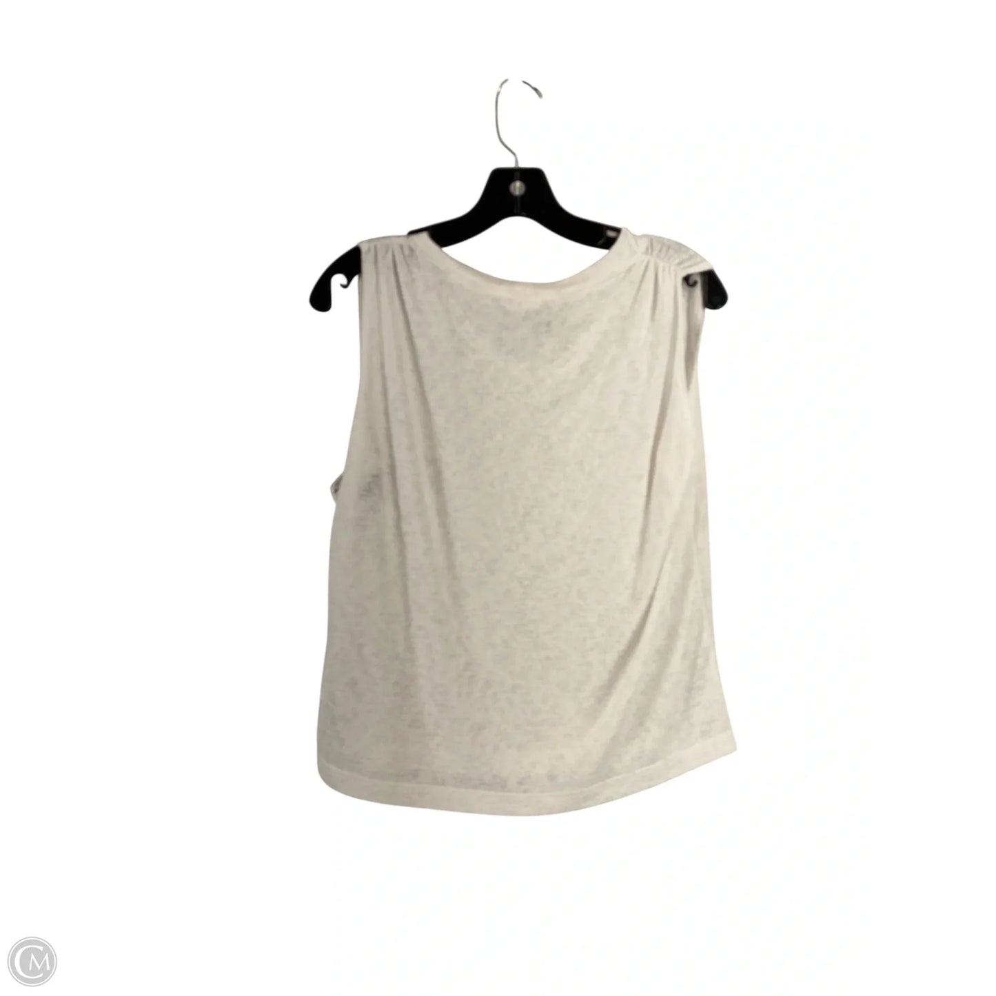 Top Sleeveless By Cmc In White, Size: S