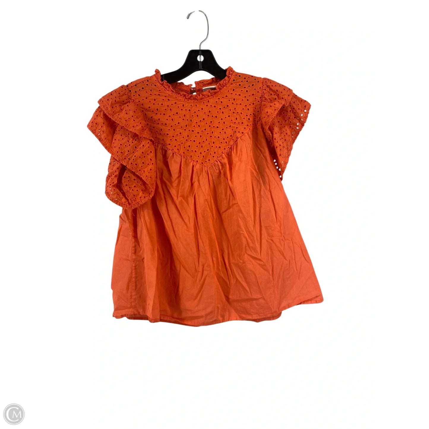 Top Short Sleeve By A New Day In Coral, Size: M