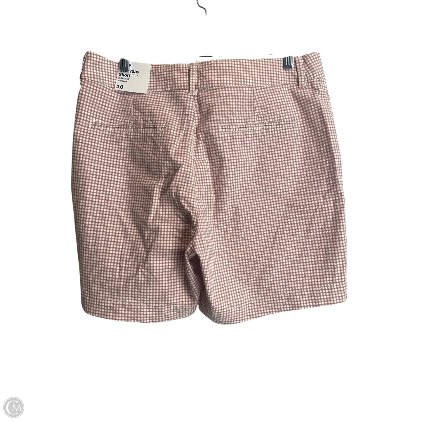 Shorts By Old Navy In Checkered Pattern, Size: 10