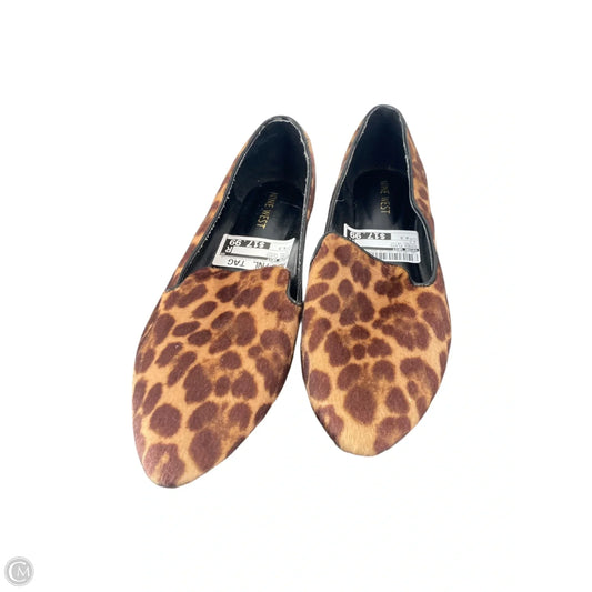Shoes Flats By Nine West In Animal Print, Size: 8.5