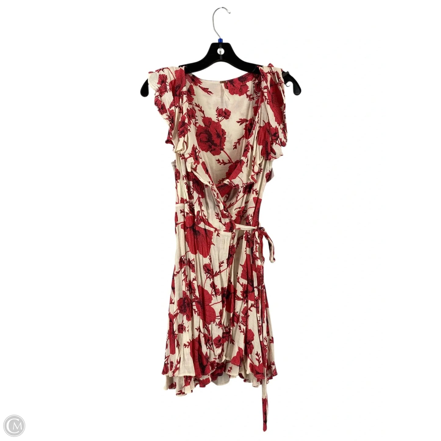 Dress Casual Short By Free People In Cream & Pink, Size: S