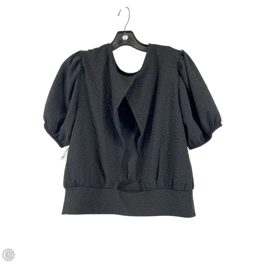 Top Short Sleeve By So In Black, Size: Xl