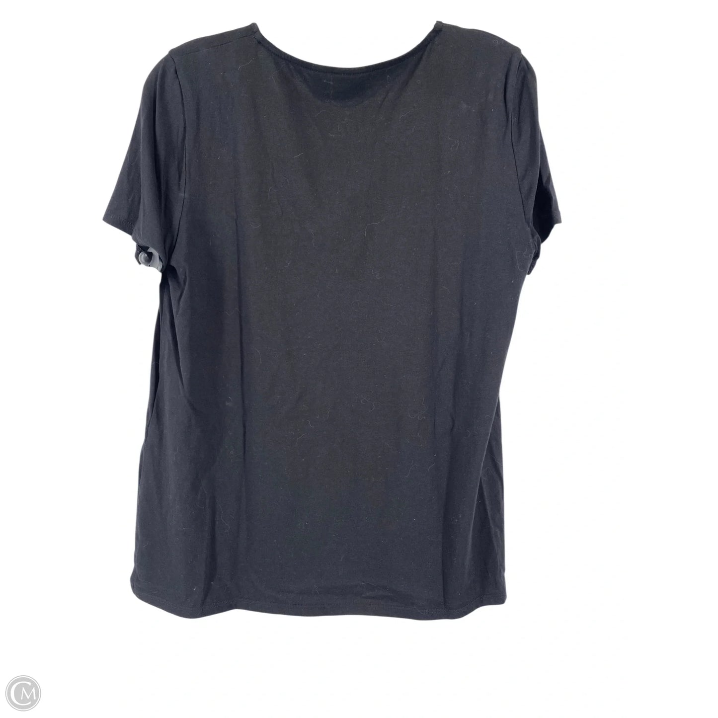 Top Short Sleeve By Chicos In Black
