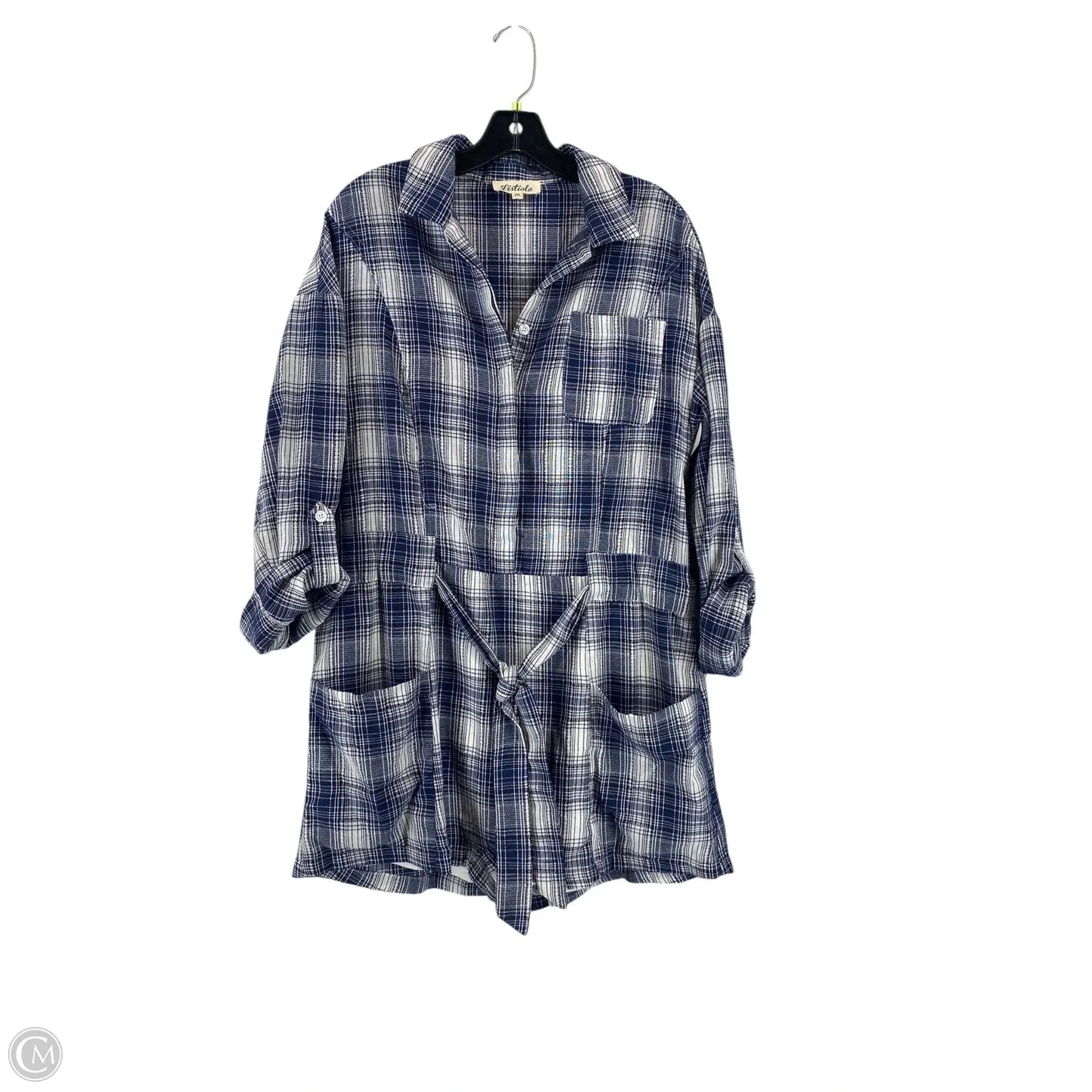 Romper By Listicle In Plaid Pattern, Size: M