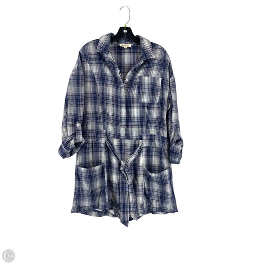 Romper By Listicle In Plaid Pattern, Size: M