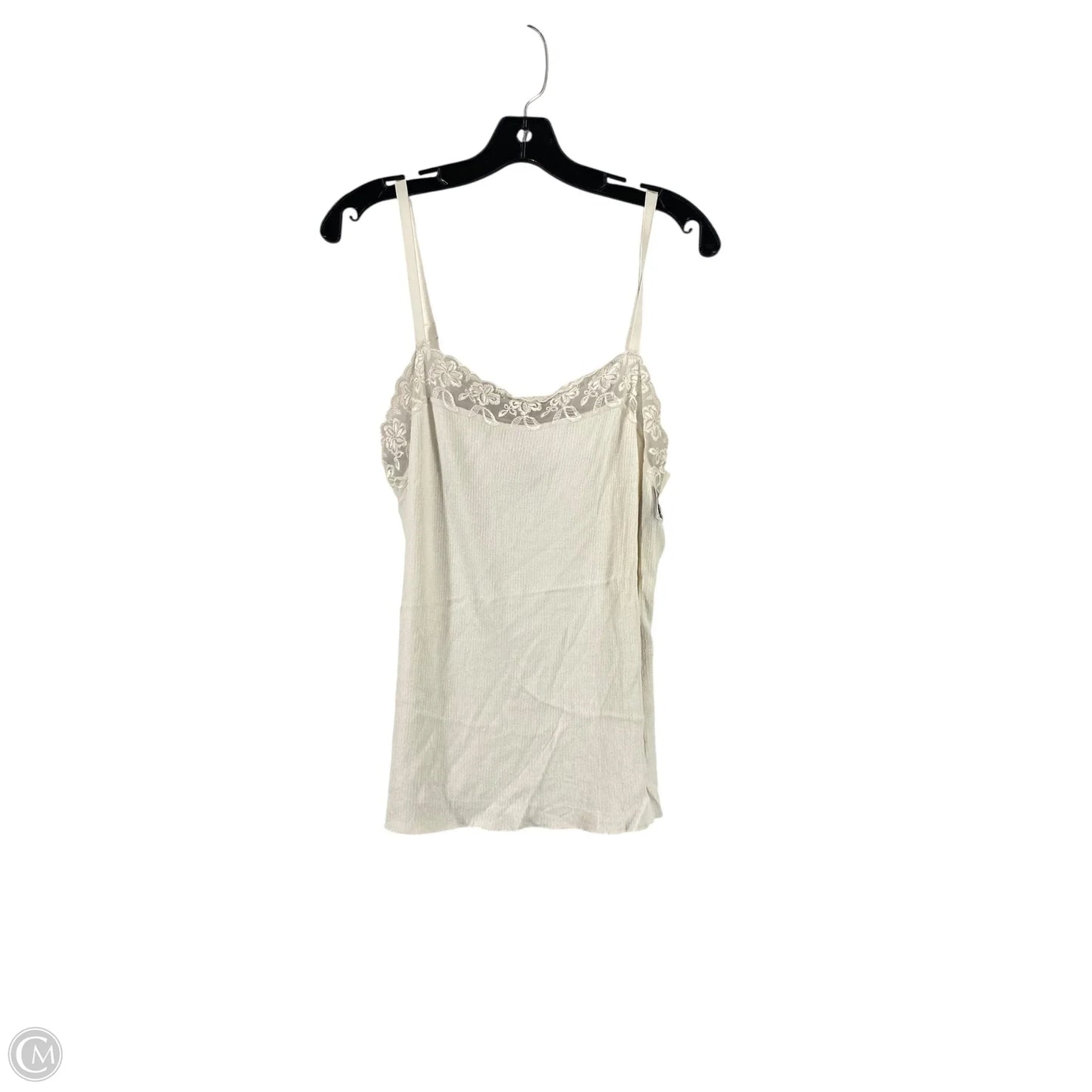 Top Sleeveless By Chicos In White, Size: 2