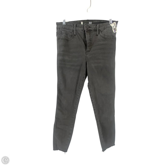 Jeans Skinny By Kut In Black Denim, Size: 4