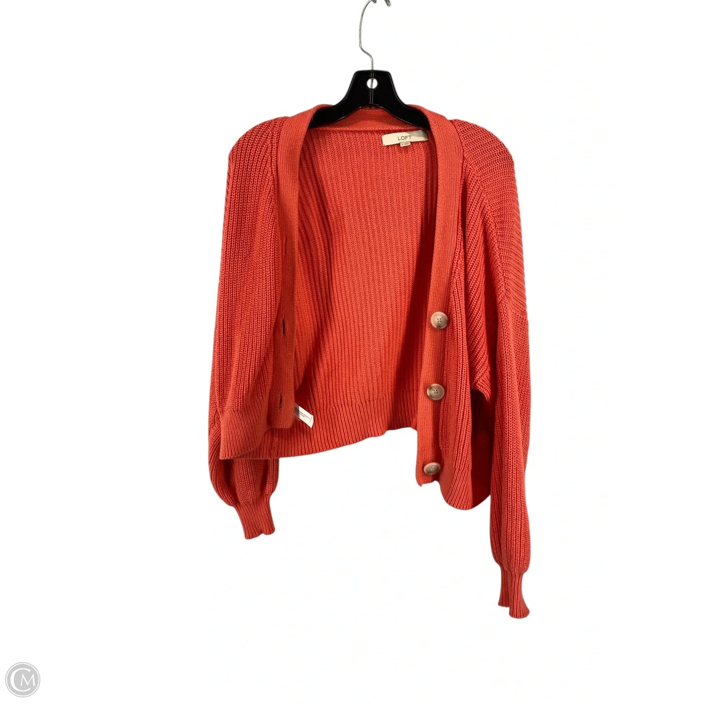 Cardigan By Loft In Orange, Size: S