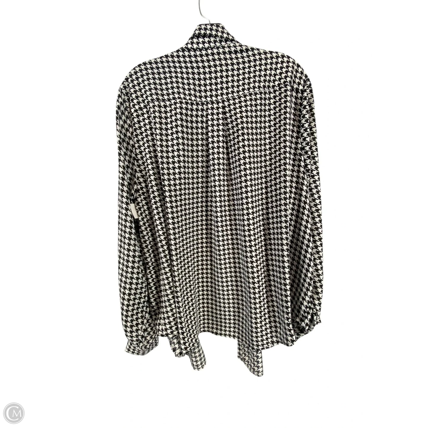 Top Long Sleeve By Torrid In Black & White, Size: 2x