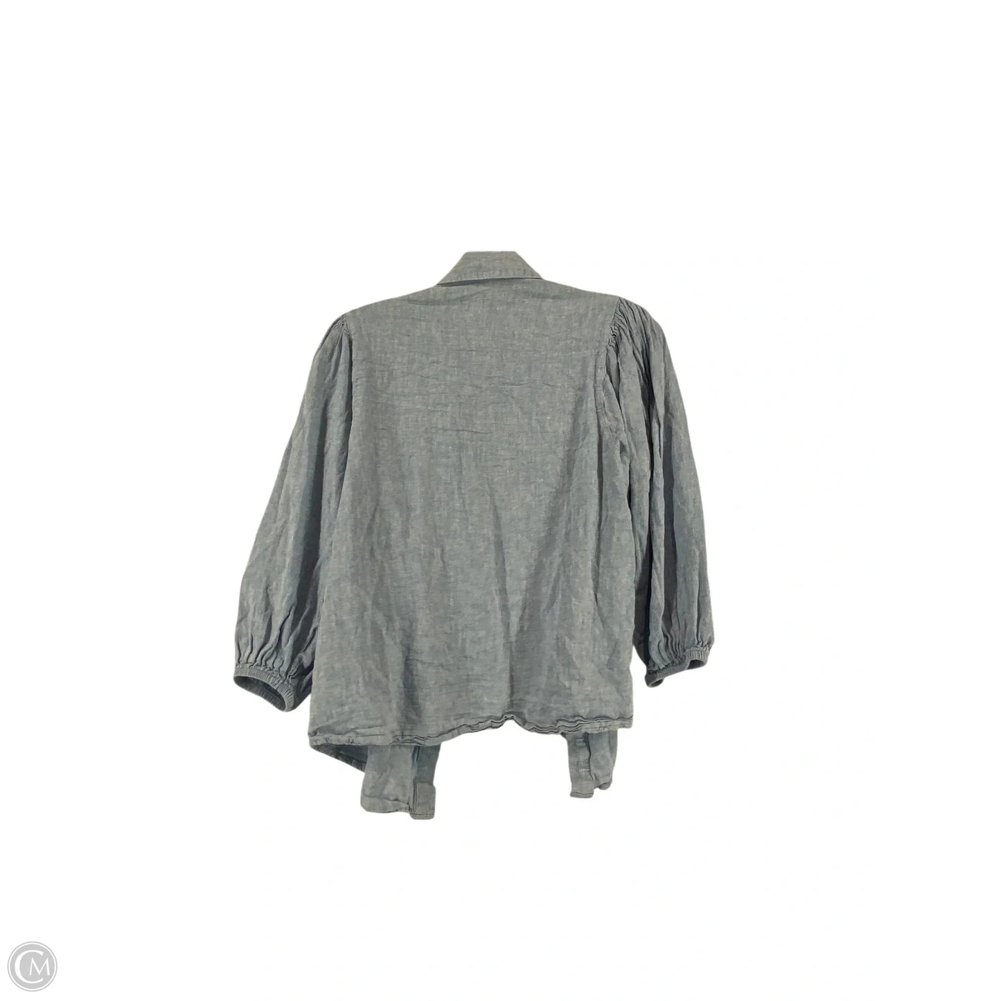 Top Short Sleeve By Beachlunchlounge In Blue Denim, Size: Xs