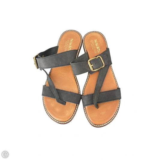 Sandals Flats By Coach And Four In Black, Size: 8.5