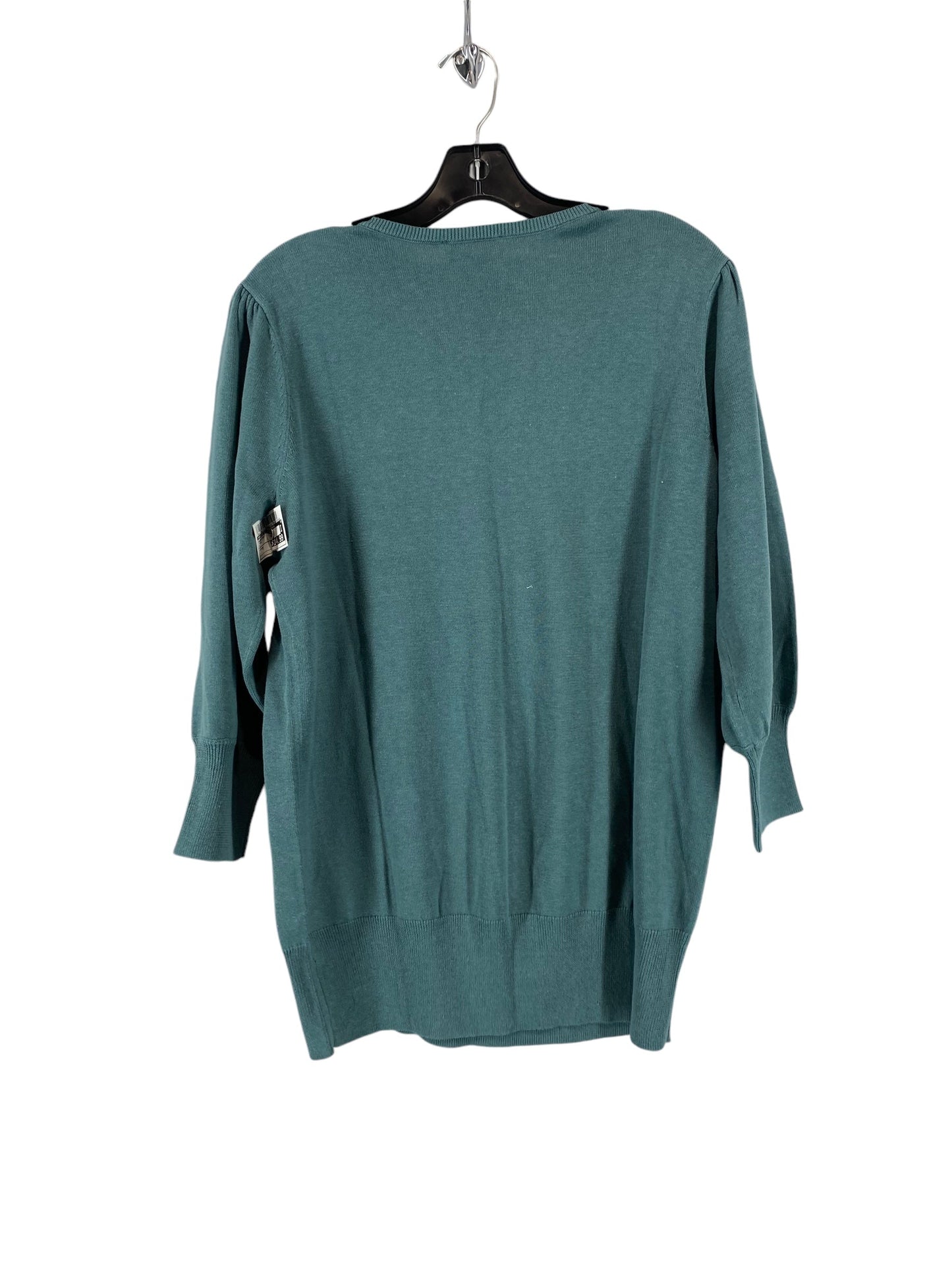 Sweater By Belle By Kim Gravel In Teal, Size: M
