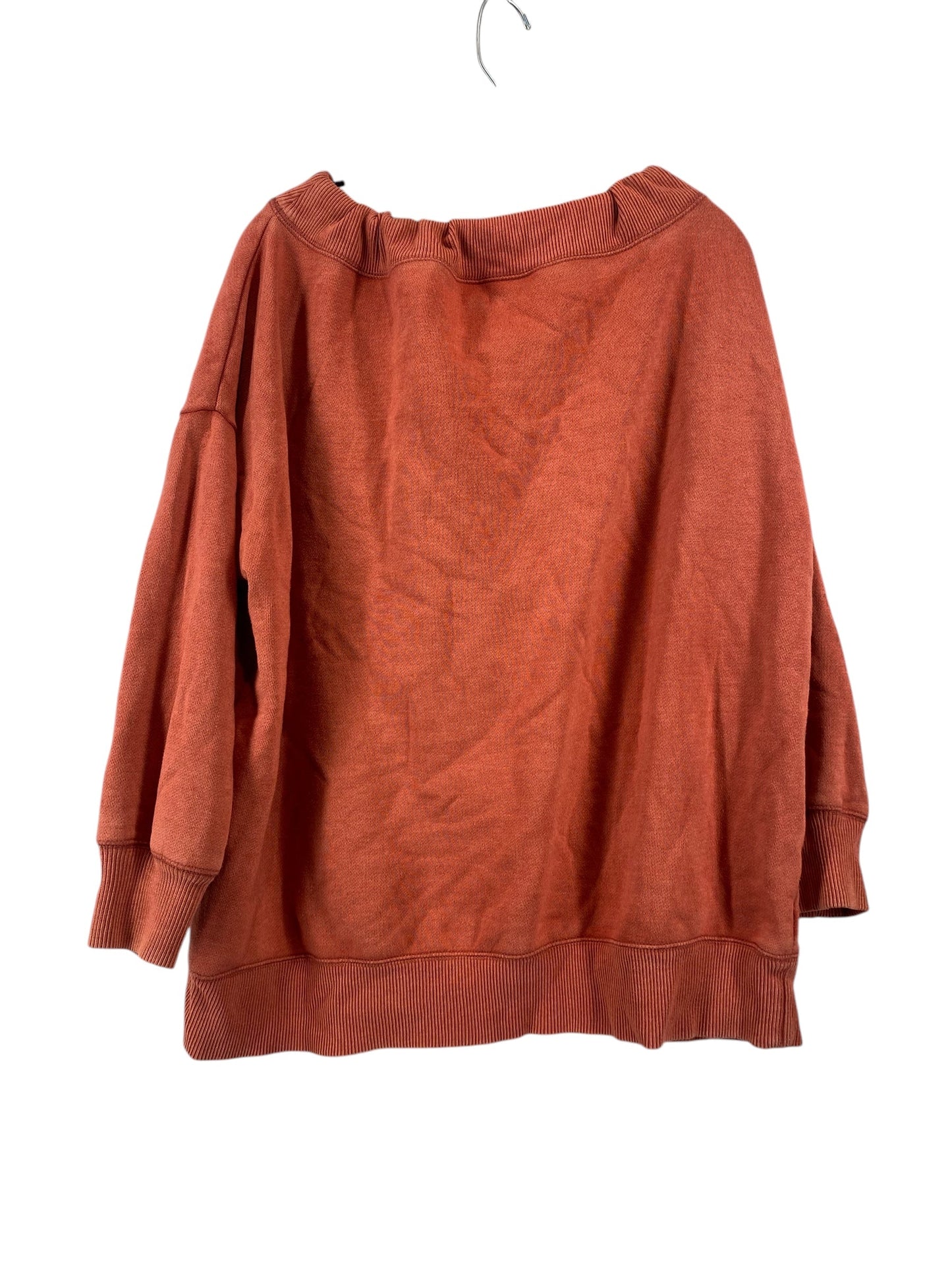 Sweatshirt Crewneck By Aerie In Orange, Size: M